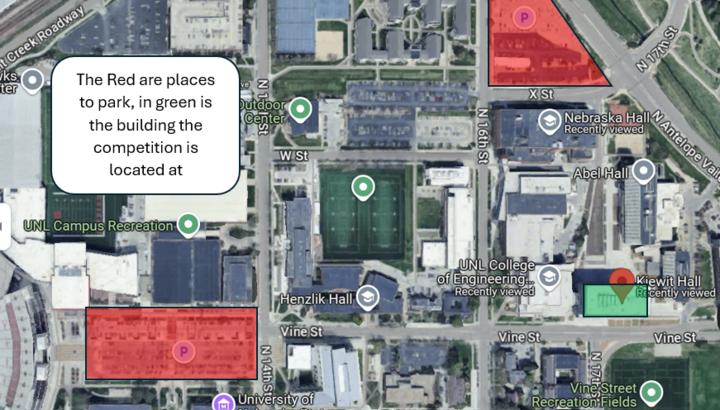 Places to Park on campus 